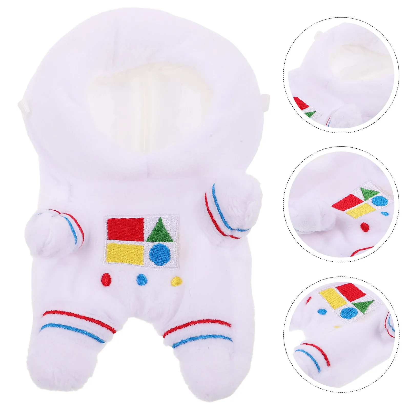 

Astronaut Outfit Soft Jumpsuit for 17Cm Space Theme Compact Design Easy Dress-Up Role Play Costume Accessories