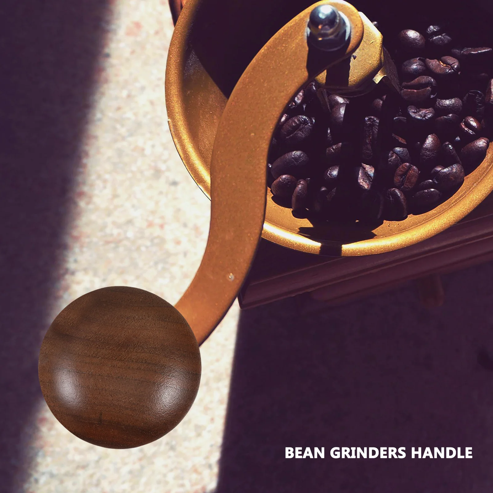 

1pcs Manual Coffee Grinder Wood Handle Replacement Knob For Hand Cranked Mill Detachable Handle Coffee Bean Grinding Tool