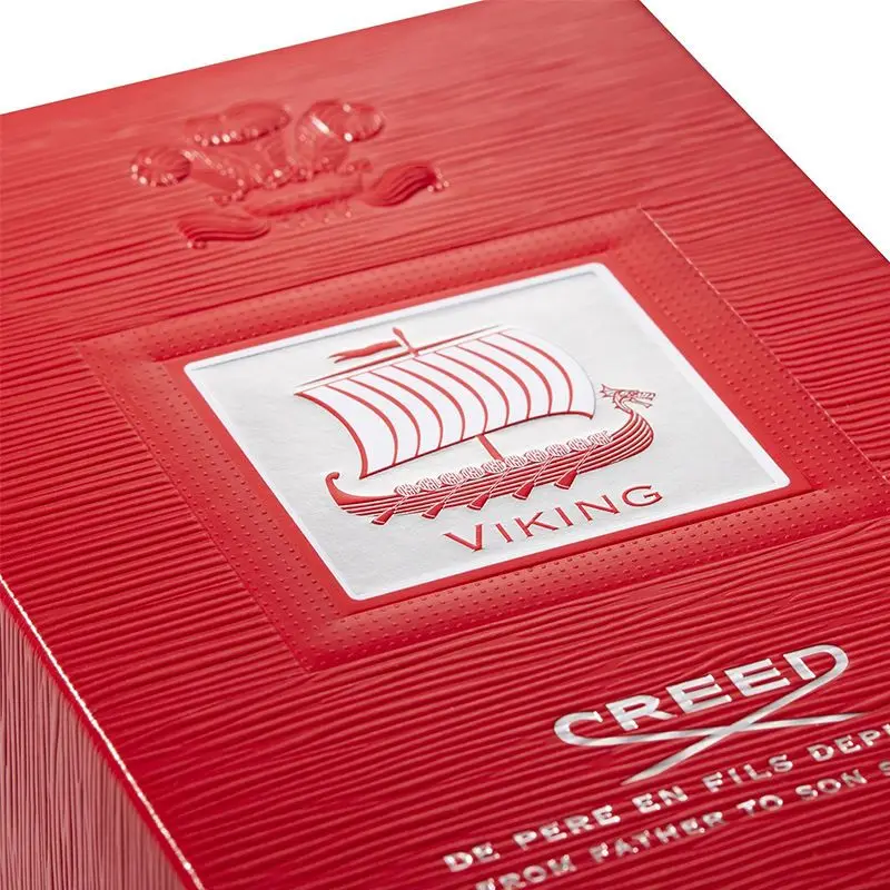 CREED Viking men's perfume, citrus wood fragrance, lemon ginger crisp start, cedar musk finish clean, red boat bottle eye catching, spring and summer commuting, daily dating are cool and advanced.