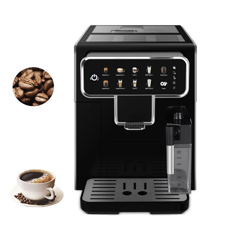 Profesional Coffee Machine 2025 New Fully-Auto Commercial Self-Clean Coffee Maker Machine With Milk Tank for Home Hotel Used