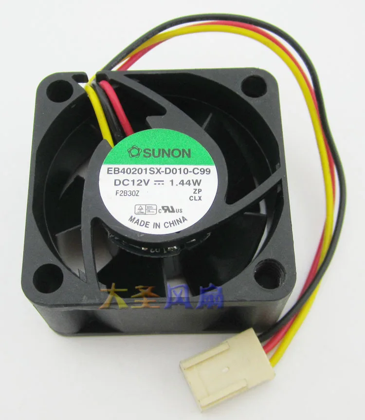 

Original EB40201SX-D010-C99 40*40*20MM 4CM DC12V 1.44W Cooling Fan