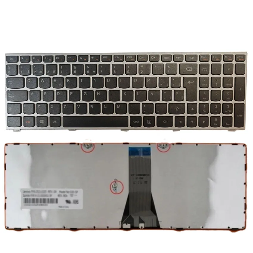 

Spanish For Lenovo B50-45 Z50-70 Z50-80 G50-70 G50-45 G50-80 G50-30 G50-75 B50-30 300-15ISK 500-15ACZ Latin Laptop Keyboard