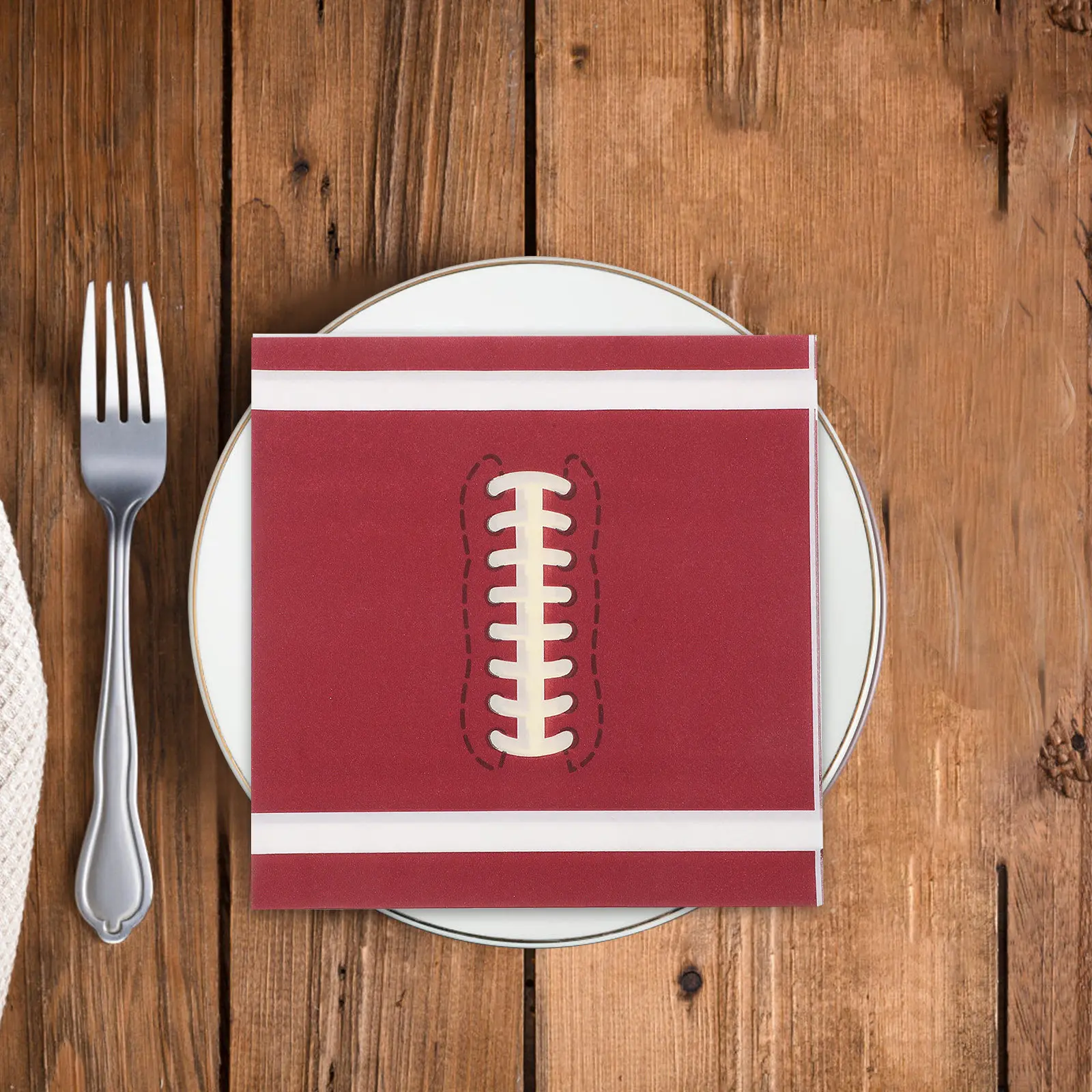 20 PCS Football Birthday Decorations Party Supplies Disposable Napkins for Centerpieces Table Dinner Decorative Paper