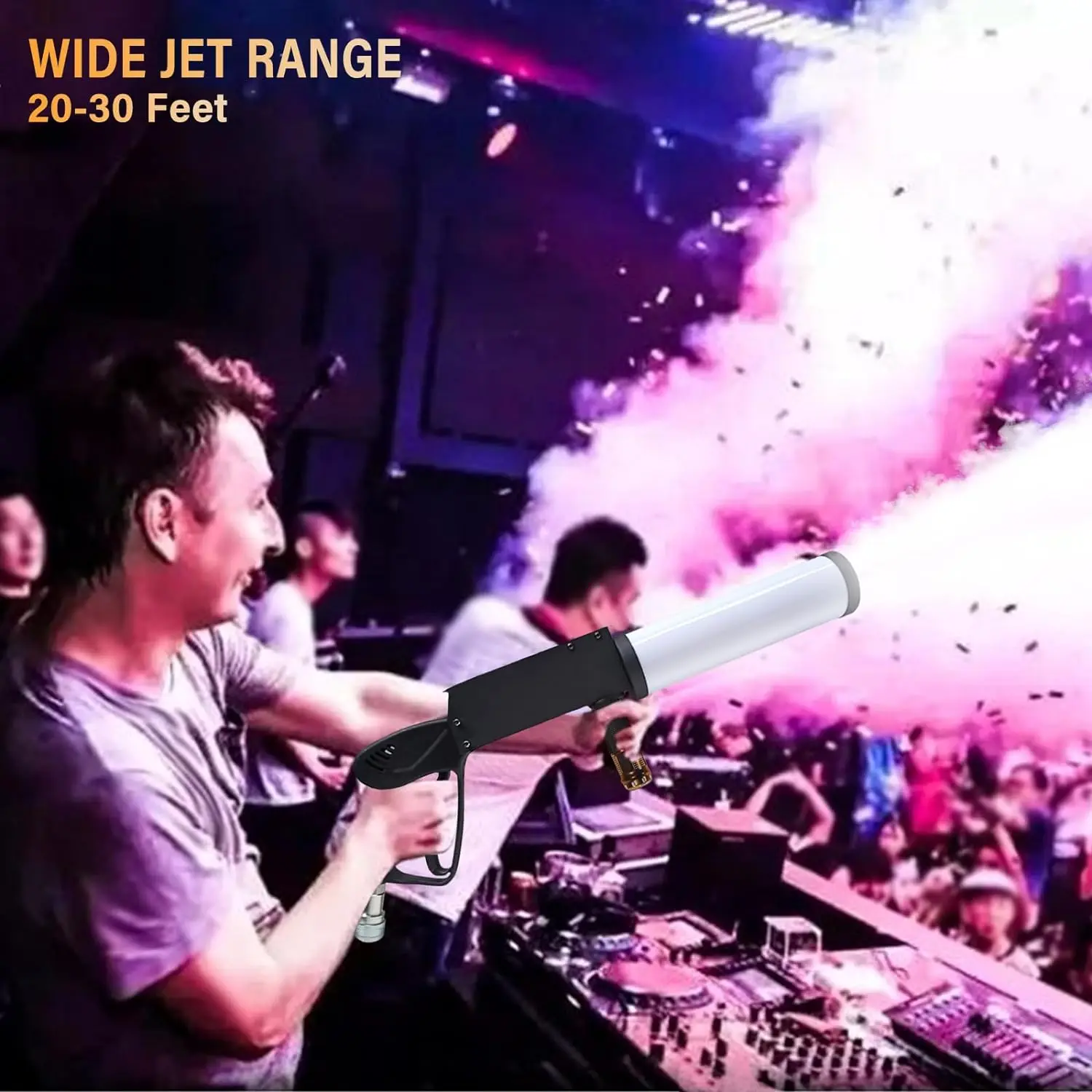 LED Air G-un Co2 Pistol Original Atmosphere G-un Dry Ice Jet Bar Co2 D j G-un Party Supplier