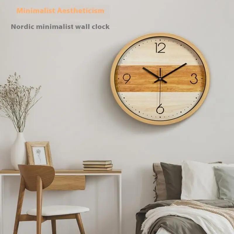 Silent Kids Wall Clock, 12 Inch Non Ticking Quartz Battery Operated Colorful Decorative Clock For Children Nursery Room Bedroom