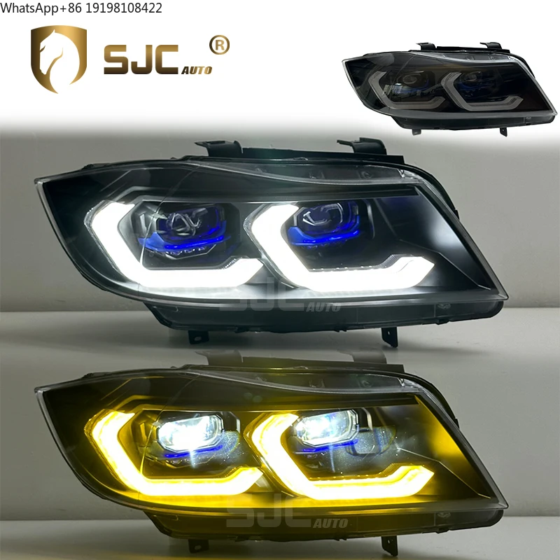 

Новая эксклюзивная модель SJC: фара Ikon для BMW 3 серии E90, двухцветная лазерная фара, сверхъяркая система освещения