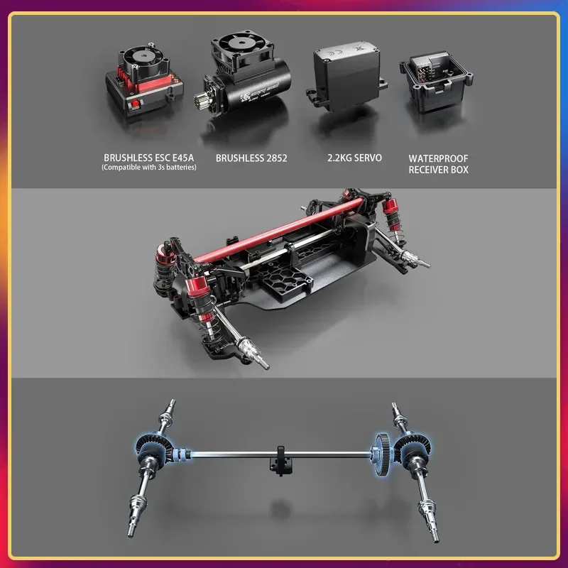 Auf Lager Mjx Hyper Go Brushless 14209/14210 Wüstenkarte Hochgeschwindigkeitsfahrzeug 2,4 g Fernbedienung Racing 4wd Fernbedienungsfahrzeug