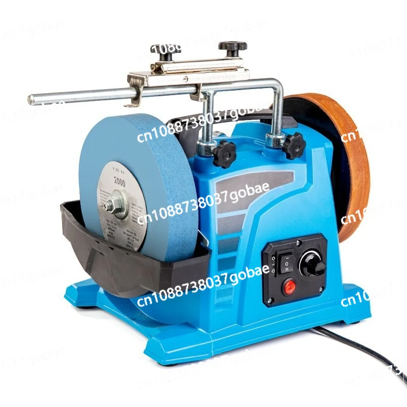 

220 В 8-дюймовая электрическая низкоскоростная точилка для ножей с водяным охлаждением, деревообрабатывающий токарный инструмент, машина для заточки долота для ножей для резьбы