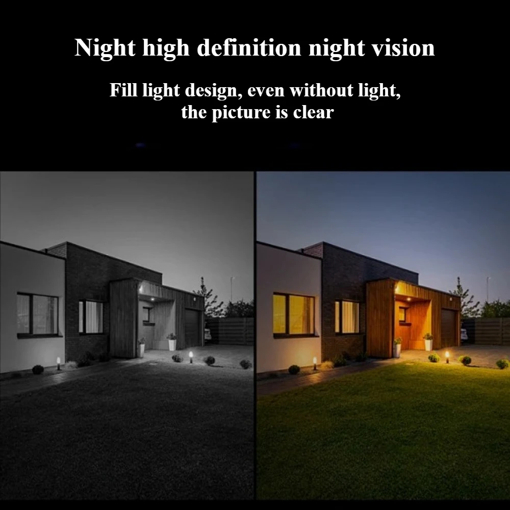 كاميرا IP بدقة 8 ميجابكسل عالية الدقة بعدسة مزدوجة من ماركة O-Kam Pro مع رؤية ليلية كاملة الألوان ووظائف الكشف التلقائي للكشف عن الإنسان والتتبع #1