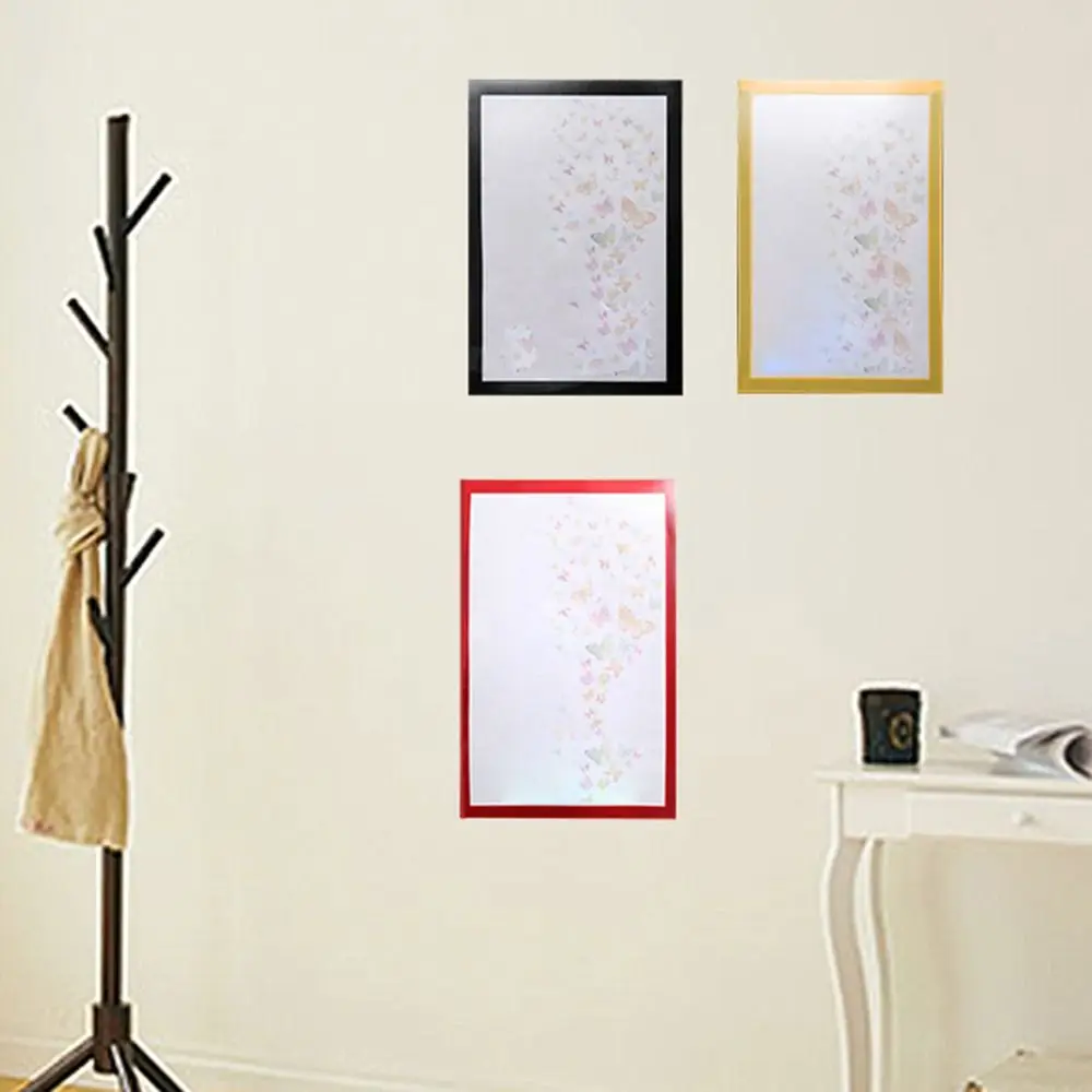 A3 A4 8.5x11inch Magnetic Photo Frame Poster Certificate Artwork Self Adhesive Magnetic Picture Frames Wall Home Decor