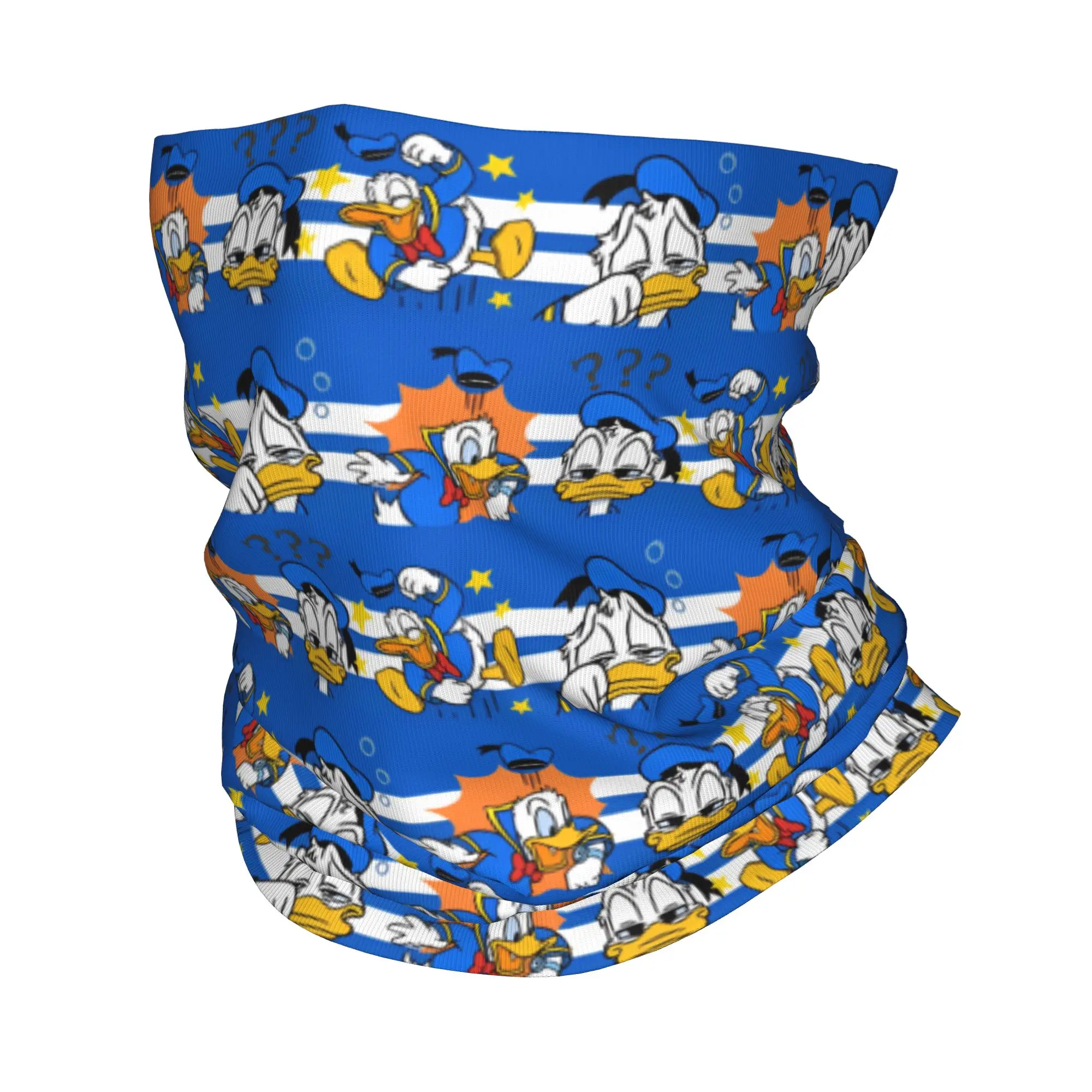 

Индивидуальный шарф-бандана с Дональдом Даком в стиле аниме для мужчин и женщин, зимний, для лыж и походов, с рисунком комиксов, для защиты лица