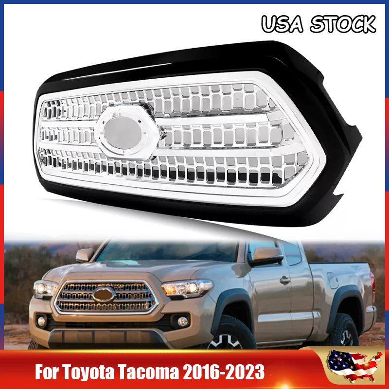 SAIQINGSP Fits For Toyota Tacoma 2016-2023 Model Front Bumper Grille For Toyota Tacoma Car Accessories Tools