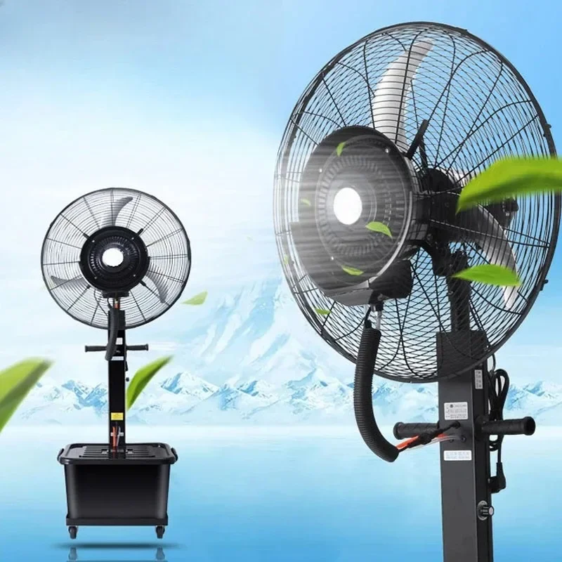 Spray fan cooling humidification cold atomizer with water fan high power powerful wind for home use