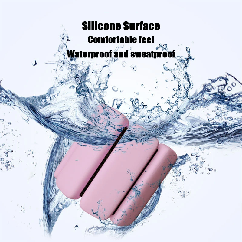 Durable Adjustable Silicone Iron Pink Weight Bearing Bracelet Ankle and Wrist Weight for Fitness Accessories