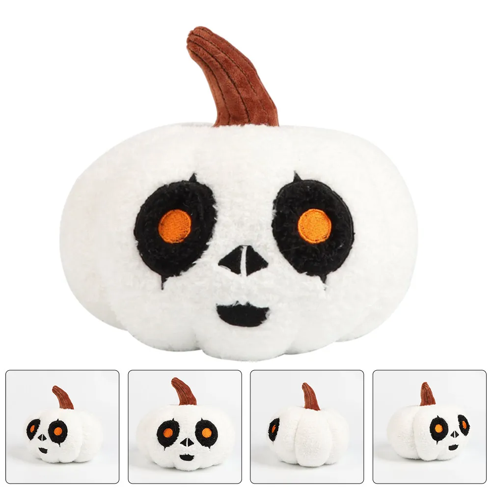 Stuffed Pumpkin Ghost Halloween Decorative Couch Throw Pillow Soft Cozy Pumpkin Home Decor Kids Toddlers Thanksgiving Party