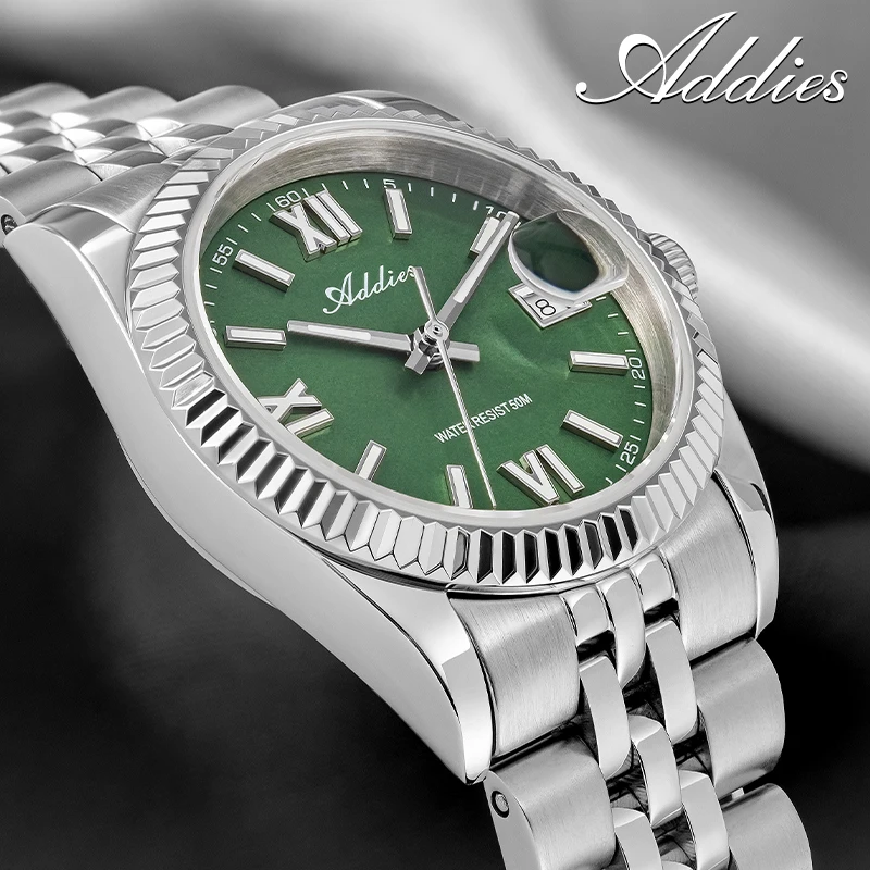 ADDIES Quartz Watch for Woman Top Brand Sapphire Glass Ladies Steel Watches BGW9 Super Luminous 5Bar Waterproof Women Watch New
