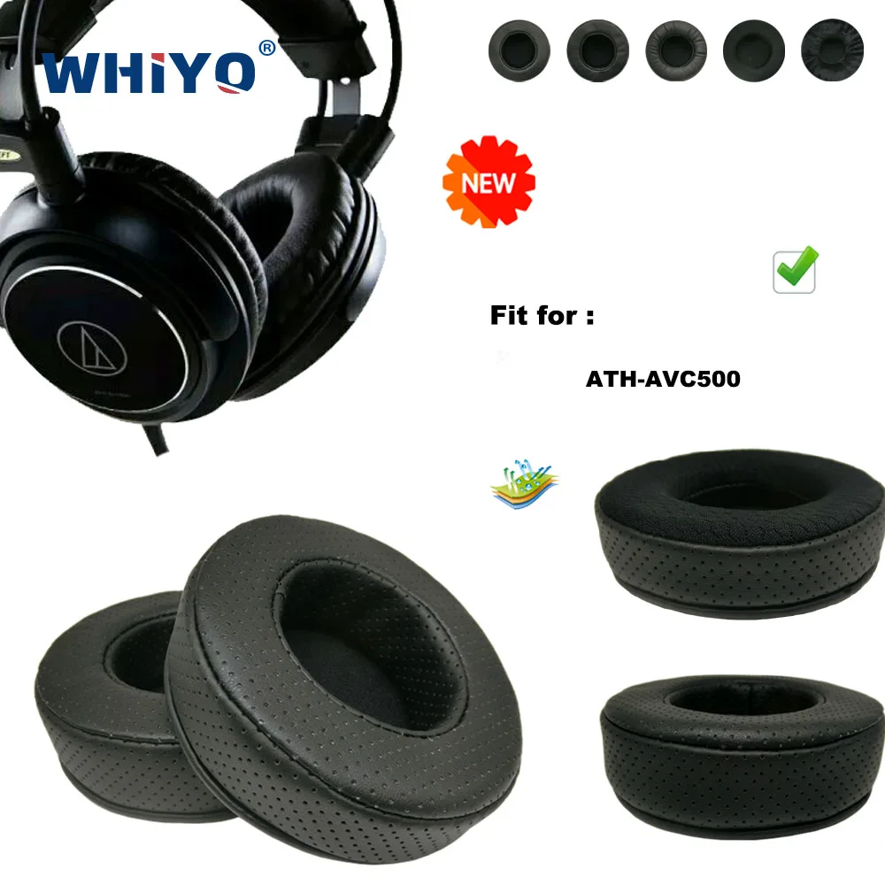 

Replacement Ear Pads for ATH-AVC500 Headset Parts Leather Cushion Velvet Earmuff Headset Sleeve Cover