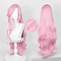 Fluttershy Cosplay Wig Synthetic Hair Unisex 100cm Long Curly Wave Pink Women Hairs Anime Heat Resistant Wigs