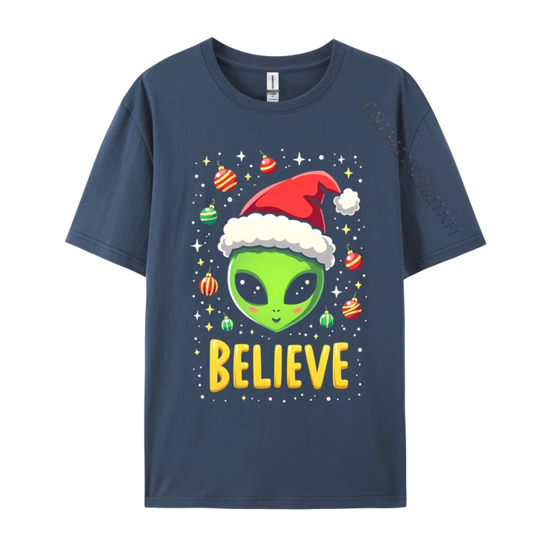 I Want To Believe Aliens Ufo Area 51 Roswell Alien Christmas 2 New Arrival Male Tops Shirt Street Funny Tshirts Cotton