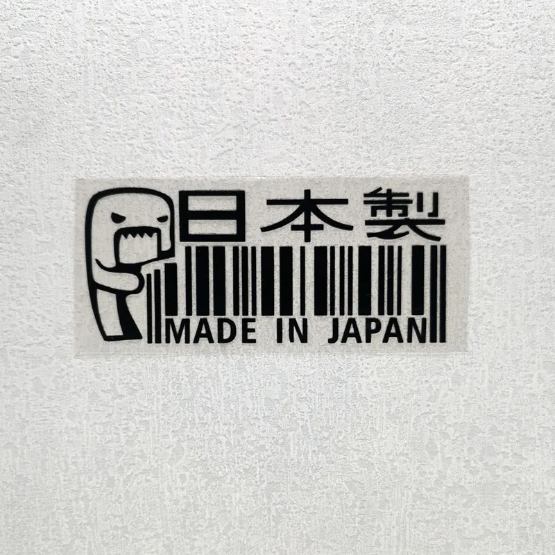 Autocollants réfléchissants pour voiture, fabriqués au japon, Domo Kun JDM, pour coffre, pare-brise, pare-chocs, casque de moto, ordinateur portable