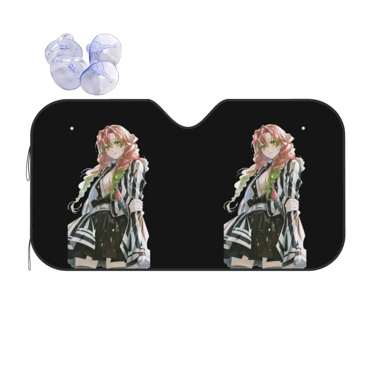 

Demon Slayer Kimetsu No Yaiba Sunshade Windscreen Car Front Windshield Window Sun Visor Accessories Covers
