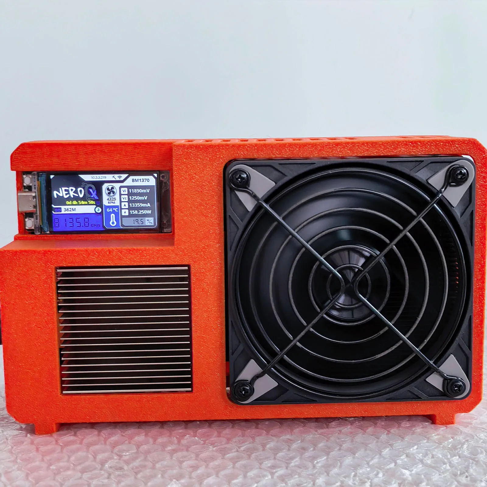 NerdQX 8TH/s Bitcoin Miner Independent Mining Hardware BM1370 Open Source Mini ASIC Personal Blockchain Virtual Currency Miner