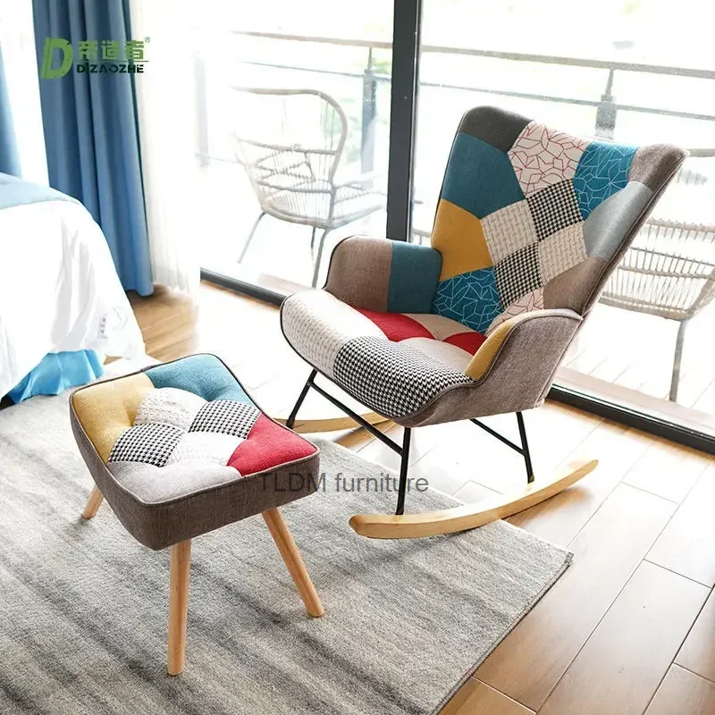 Rocking Chairs and Armchairs Chair Modern Recliners Living Room Armchair Salon Home Furniture Individual Sofa Recliner Seating