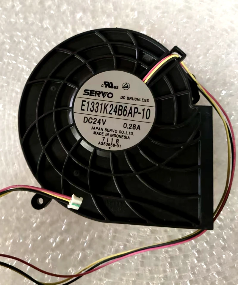 

SERVO E1331K24B6AP-10 DC 24V 0.28A 3-Wire Server Cooling Fan