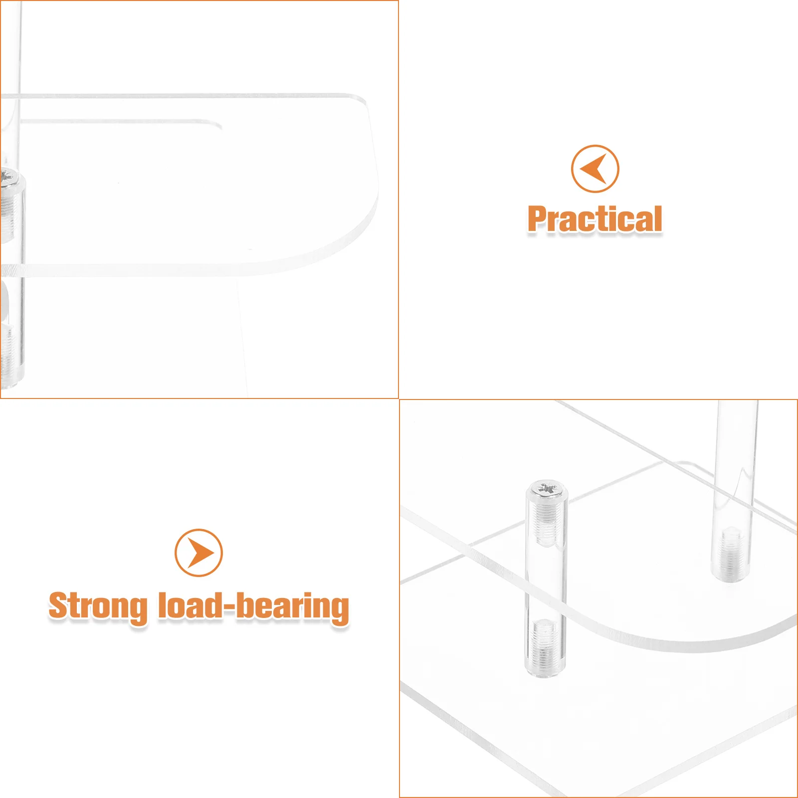 Acrylic Multi-Layer Desktop Display Stand Clear Sunglasses Organizer Storage Rack Jewelry Holder Collection Organizer Display