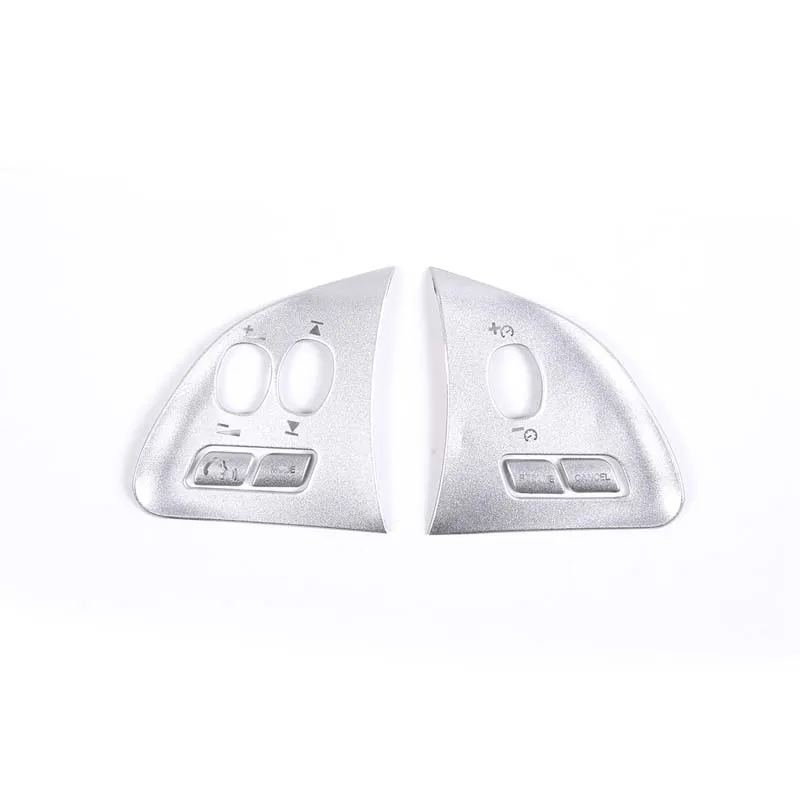 For Jaguar XF 2012-2015 Stainless Steel Silver Car Steering Wheel Buttons Decorative Stickers Car Interior Accessories - view 5