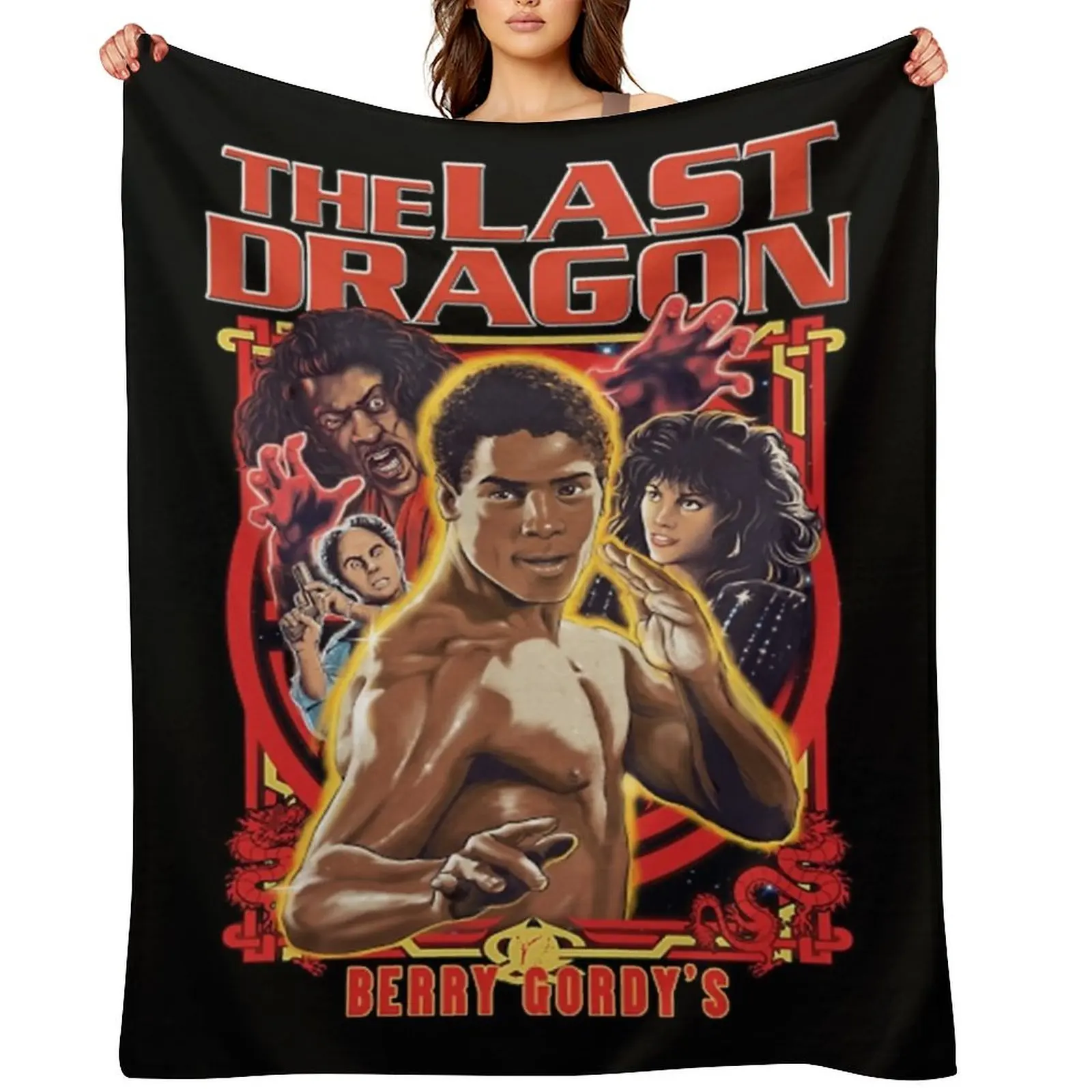 

The Last Dragon legend Throw Blanket Thin Flannel Fabric Bed linens Luxury Thicken Blankets