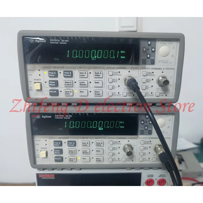 Agilent HP53131A Frequency Meter, high precision digital general purpose counter, up to 200 measurements/sec on GPIB