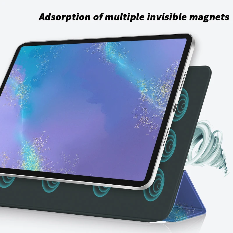 ZOYU Magnetic Case For iPad Pro 12.9 11 2021 M1,For iPad Air 4/5 10.9 2020 2022 mini 6 8.3 Support Pencil Wireless Charger Cover