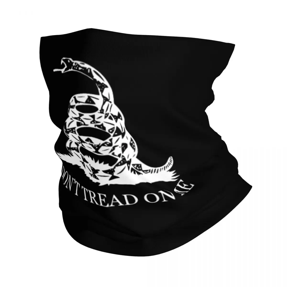 Dont Tread On Me Flag Bandana Neck Cover Printed Balaclavas Mask Scarf Headband Outdoor Sports for Men Women Adult Breathable