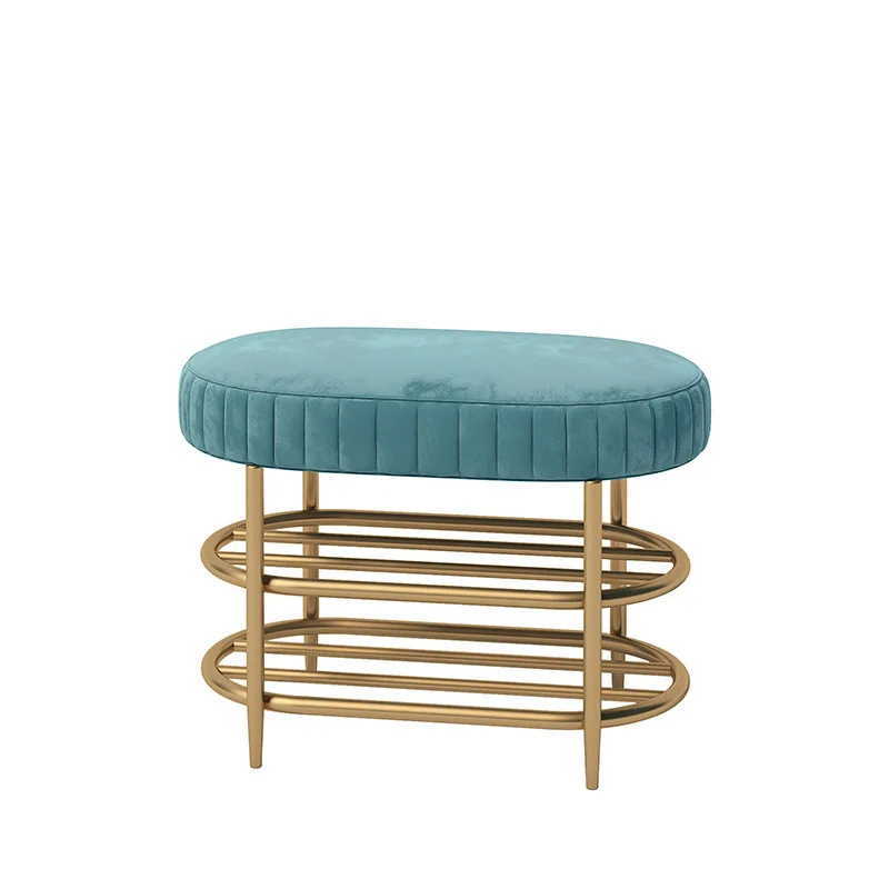 Household entrance soft bag seat cushion integrated entrance door shoe stool