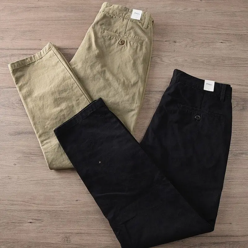 Pantaloni casual larghi a gamba dritta Pantaloni estivi da lavoro sottili da uomo Pantaloni lunghi resistenti all'usura Giovani Faion Sle