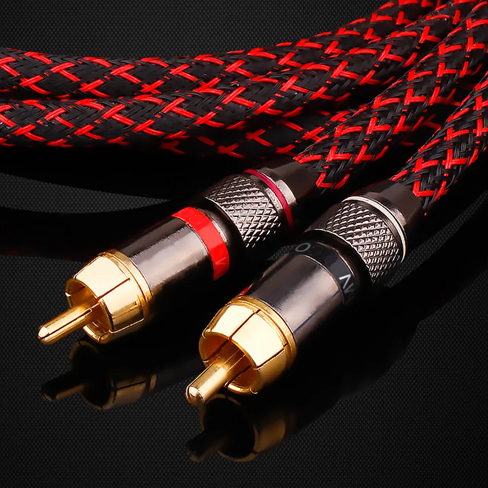 Musical Sound 4PCS Male RCA Plug Adapter Gold Plated Solder Connector Solderless Gold Audio Video Adapter Cable Connector