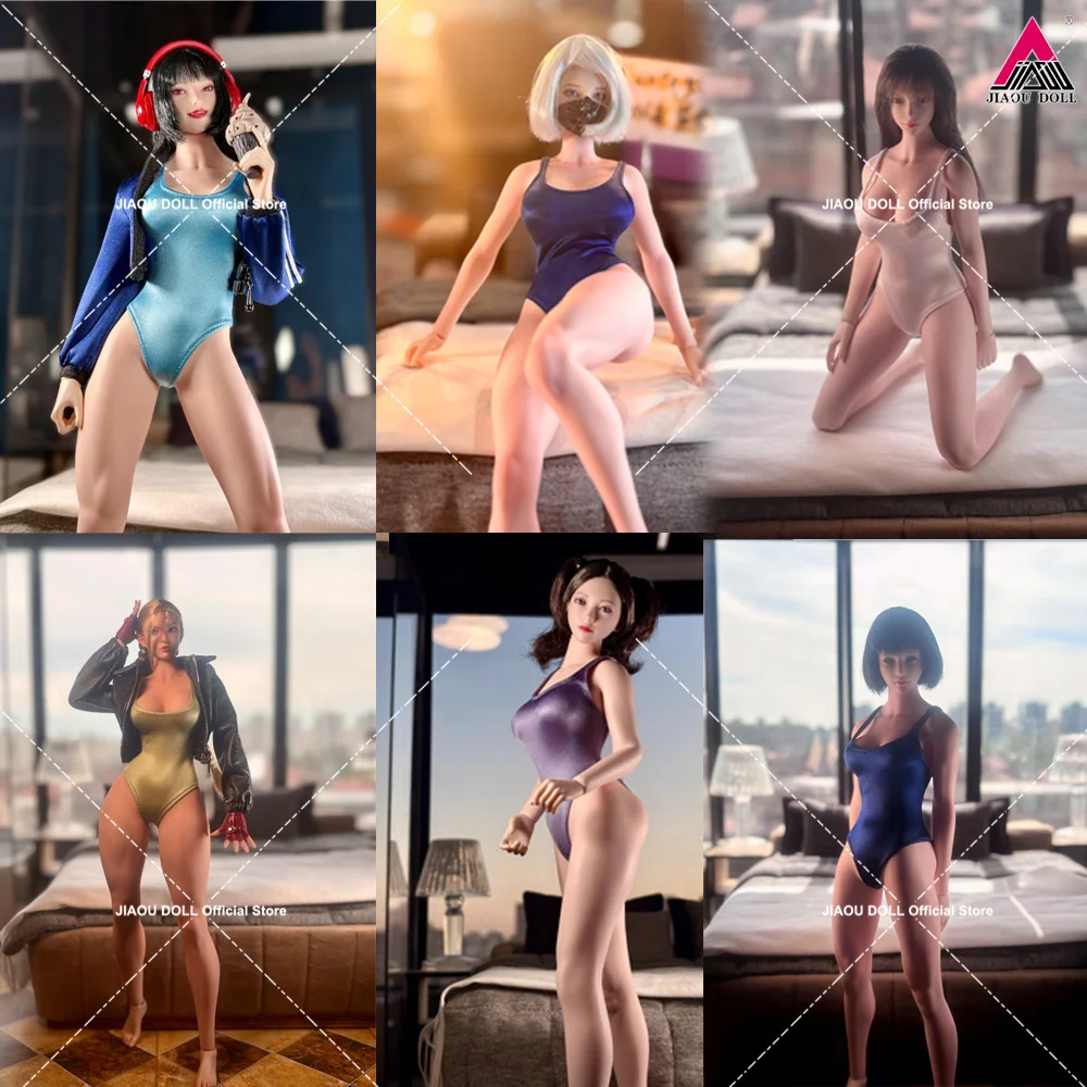 

﻿ MFuntoys 1/6 Scale Pearlescent Swimsuits High Elasticity Tight-fitting Bodysuit Clothes Fit 12'' Female Soldier Action Figure