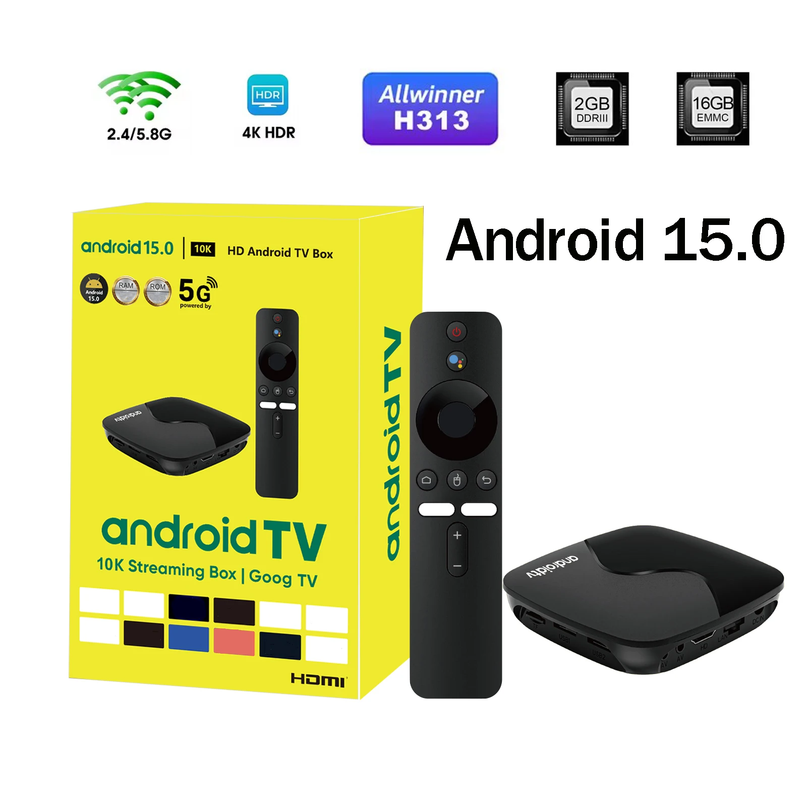 Smart Home Tv - جهاز تلفاز ذكي Q96 A6 مع