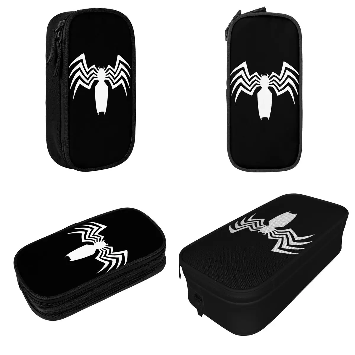 The Symbiote Venom Spiderman Superhero Pencil Case New Pen Holder Bags Kids Large Storage Office Gifts Pencilcases