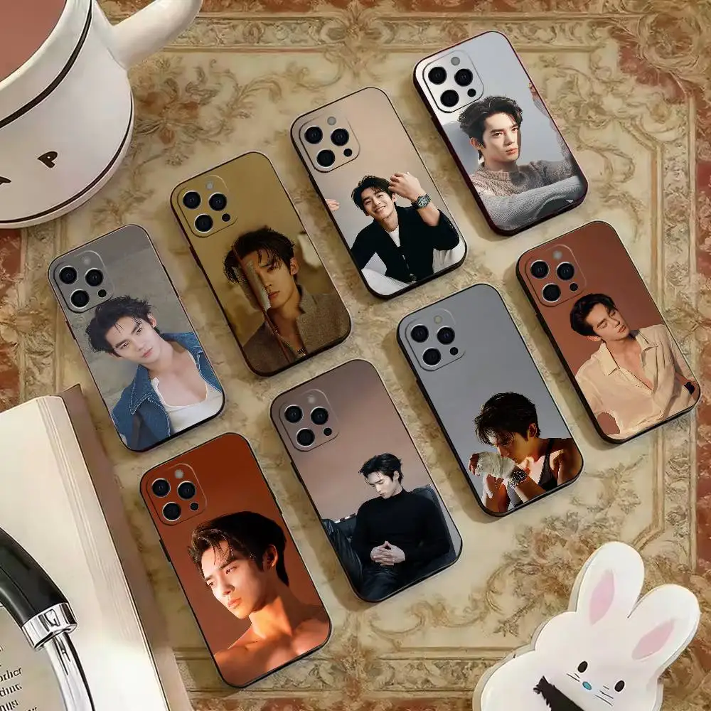 

New-generation actors Yu Shi Phone Case For iPhone 16,17,14,14,13,12,11 Plus,ProMax,XS,Soft Black Silicone Cover