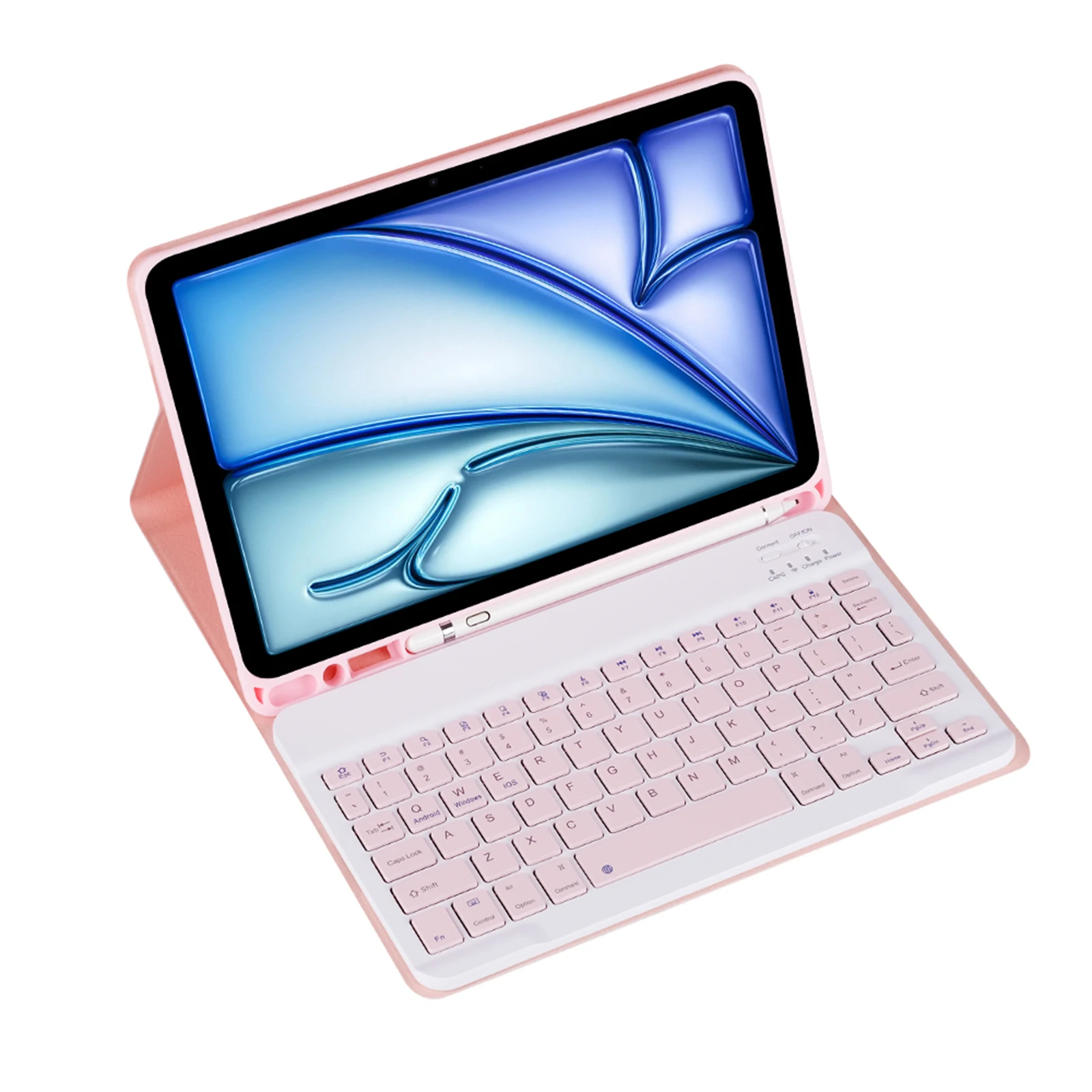 

Магнитный съемный чехол для клавиатуры с беспроводной подсветкой для Samsung Galaxy Tab S7 FE (12,4 дюйма) SM-T730/SM-T736B, чехол для клавиатуры планшета