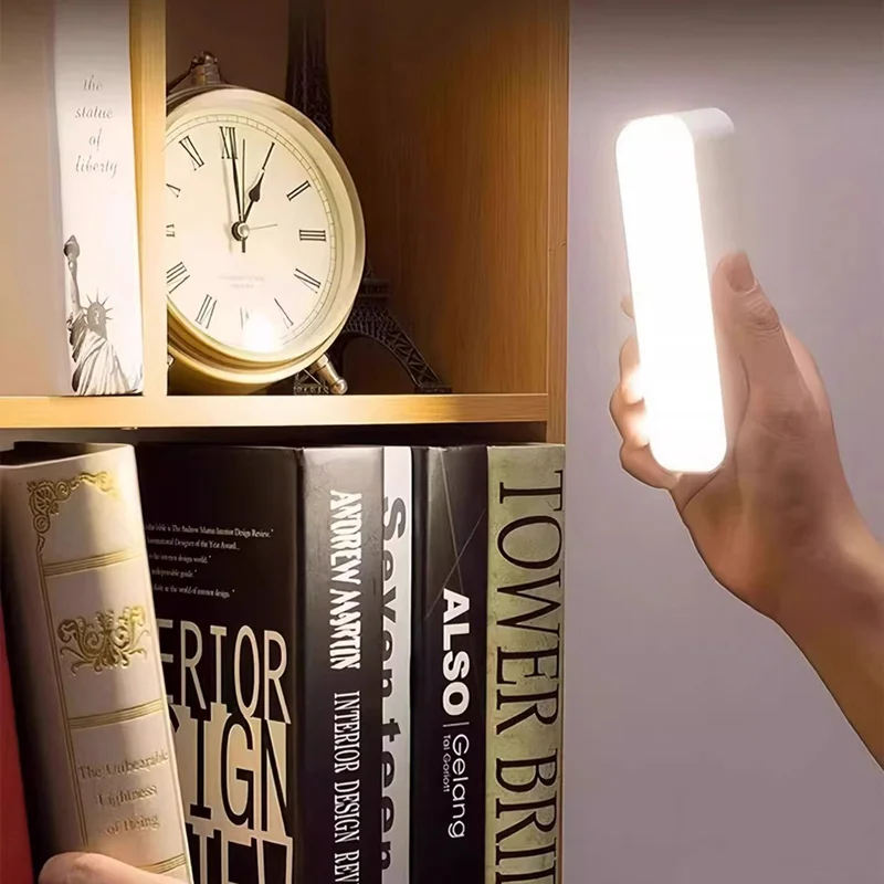 Magnetic Charging Night Light Creative Room Decor Ultra Long Battery Life 3 Color Adjustment Wireless Eye Protection Night Lamp