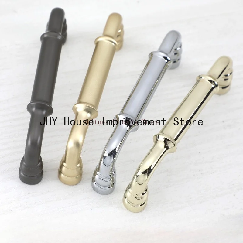 Solid Brass Cabinet Handle Sleek Furniture Hardware Kitchen Handle Dressers Wardrobe Cabinet Drawer Knobs Gold Handle