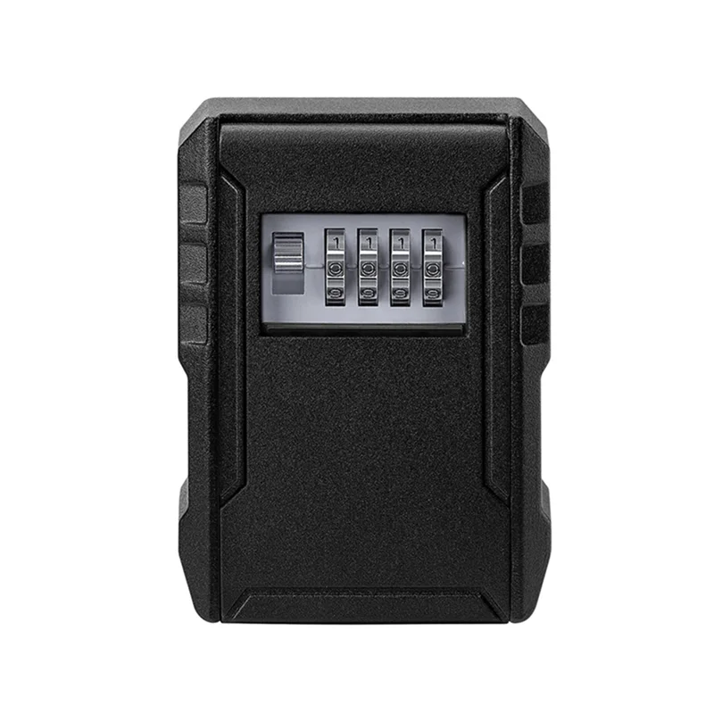 B68C Metal Password Key Box Wall Mounted 4 Digits Password Key Storage Lock Box Waterproof Anti Theft Safe Lock Keybox
