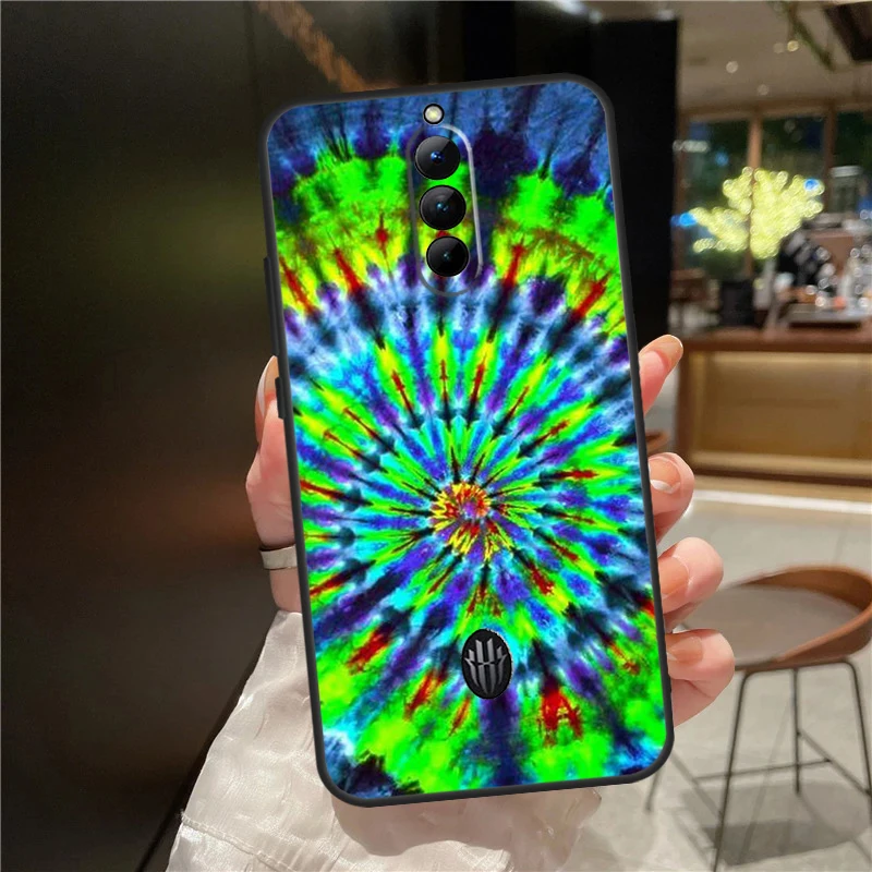 Trippy Tie Dye Hippie Art Phone Case For ZTE Nubia Red Magic 9 Pro Plus 6 7 8 Pro 6S 7S 8S Pro Plus 5G 5S 6R Cover