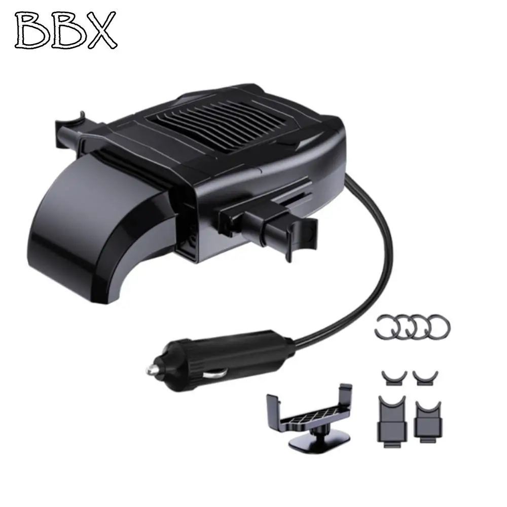 

360 Degree Rotation Electric Cooling Heating Fan Heating Cooling Fan Electric Dryer Demister Defroster Auto Interior