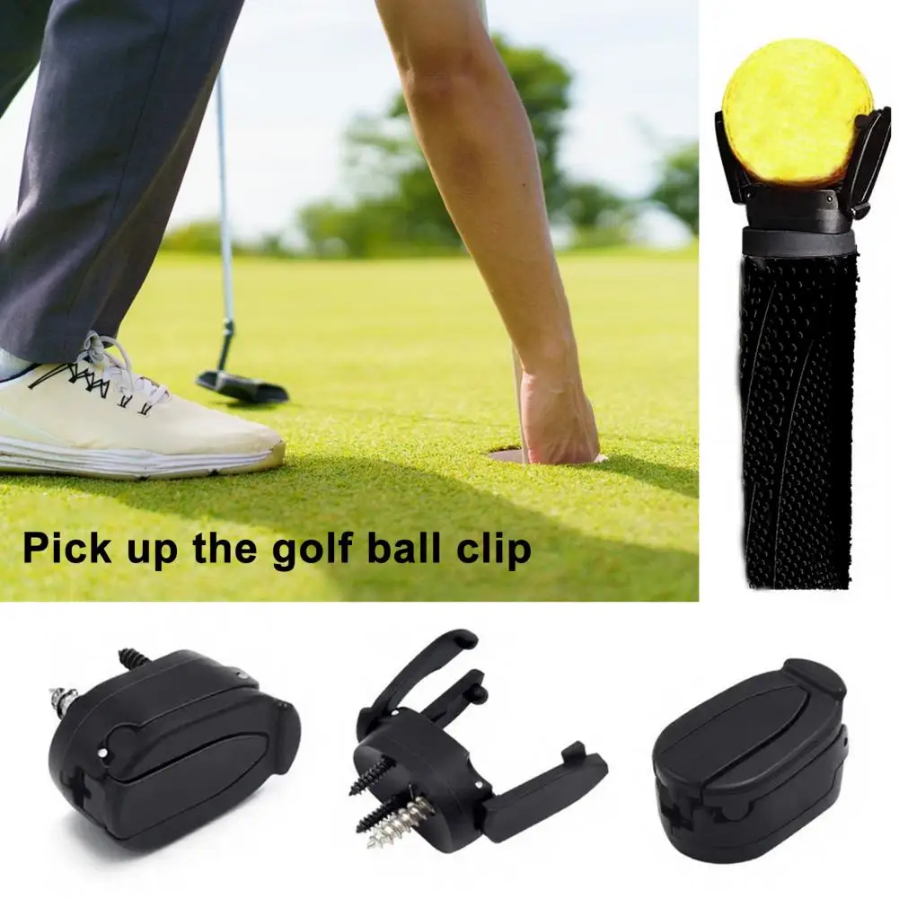 1/2/3Pcs 3cm  Golf Ball Retriever 3-Prong Ball Pick-Up Claw Clip Golf Ball Picker Grabber Sucker Tools Golf Accessory Men Women
