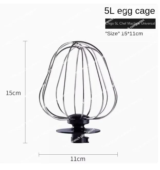 

Chef machine and noodle machine, egg beating cage, stirring stick and noodle hook, juicing component, multi-functional accessory