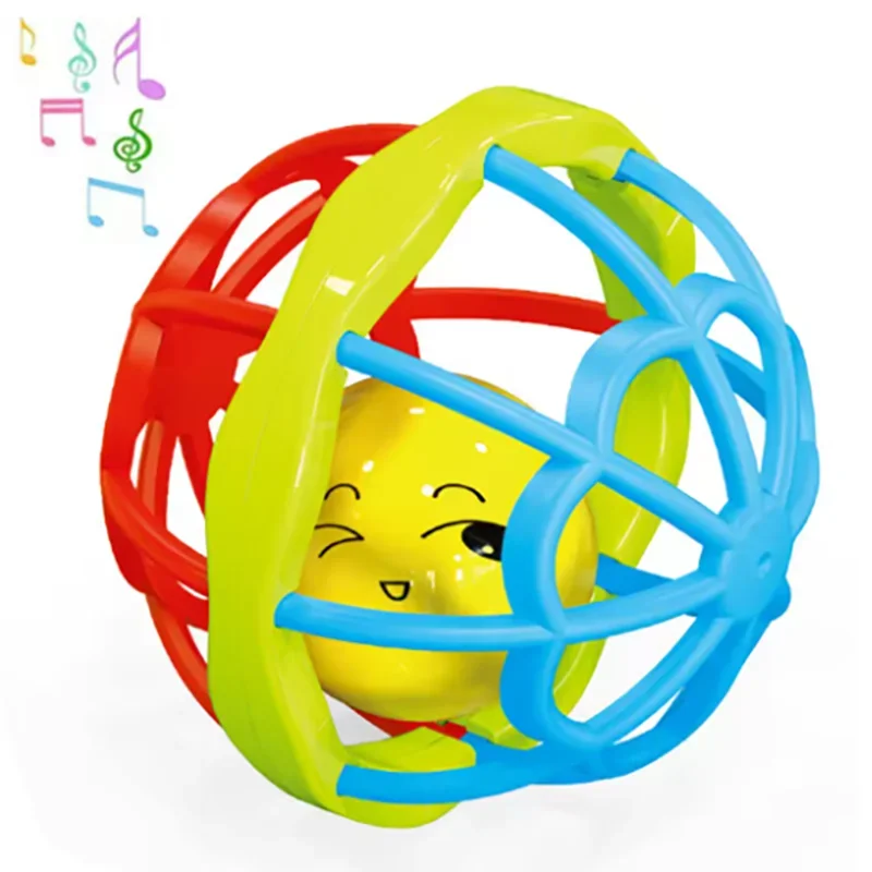 QWZ ベビーガラガラおもちゃ 幼児用 簡単に掴める赤ちゃんのおもちゃ 新生児ギフト 赤ちゃんの感覚発達教育玩具 0-18ヶ月の赤ちゃん
